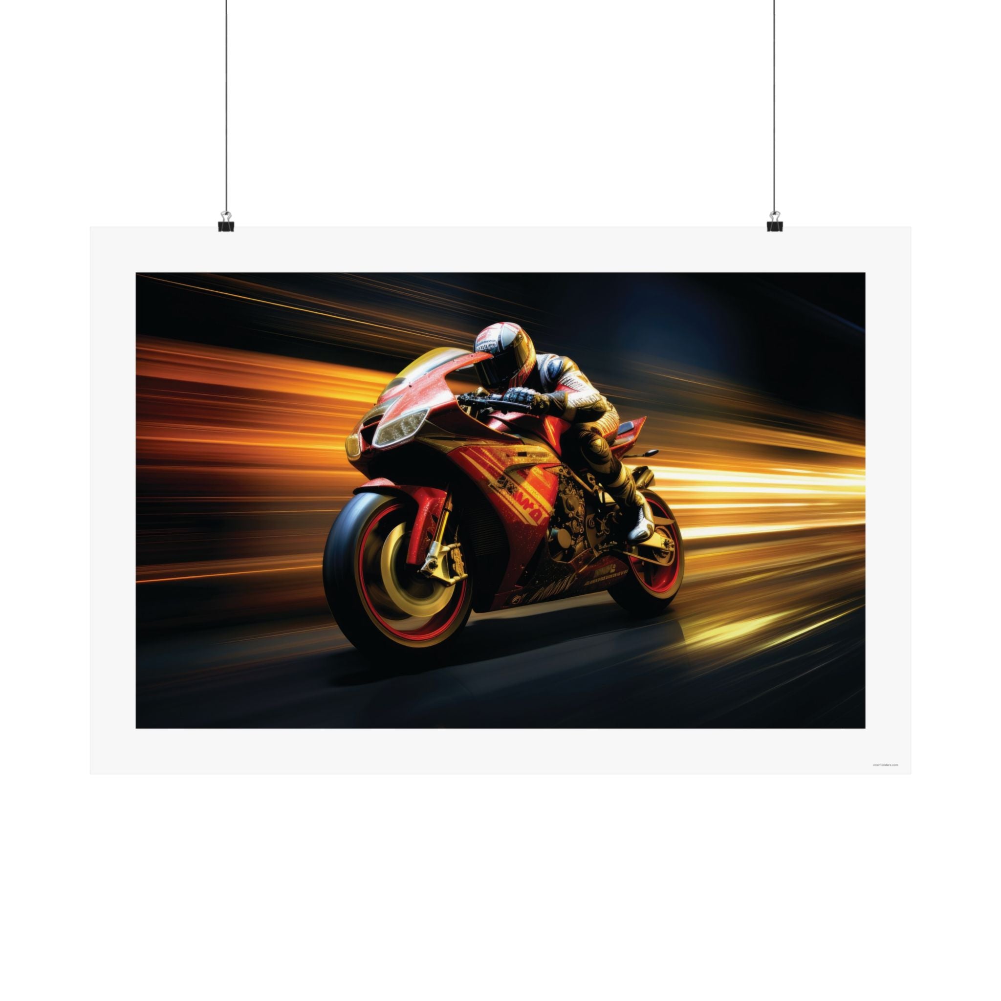 Accelerate motorcycle gallery print, poster, wall art, photo, motorcycle, speed
